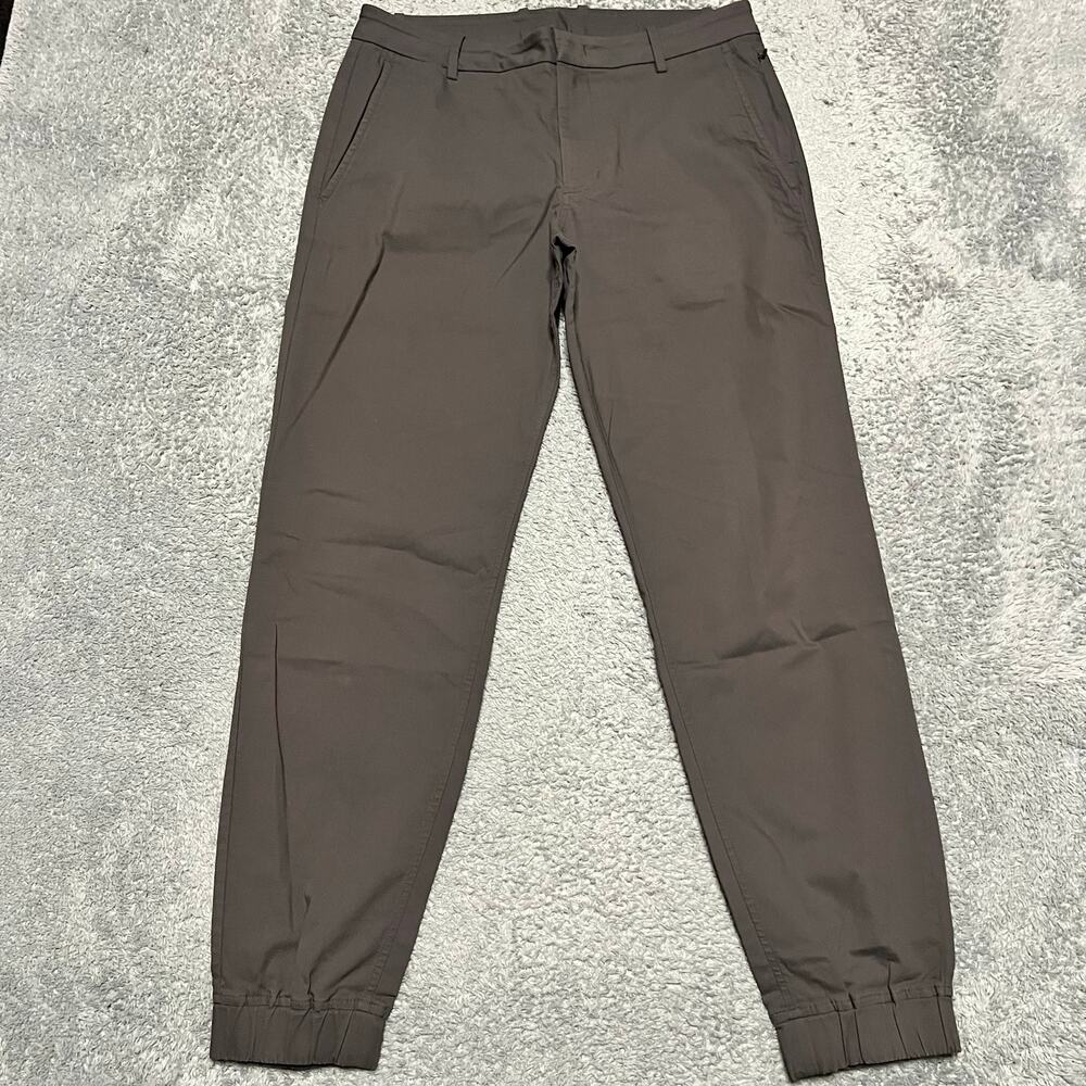 Kit Ace Pants Mens 32 (32x29) Gray Jogger Preppy Golf Activewear Pockets